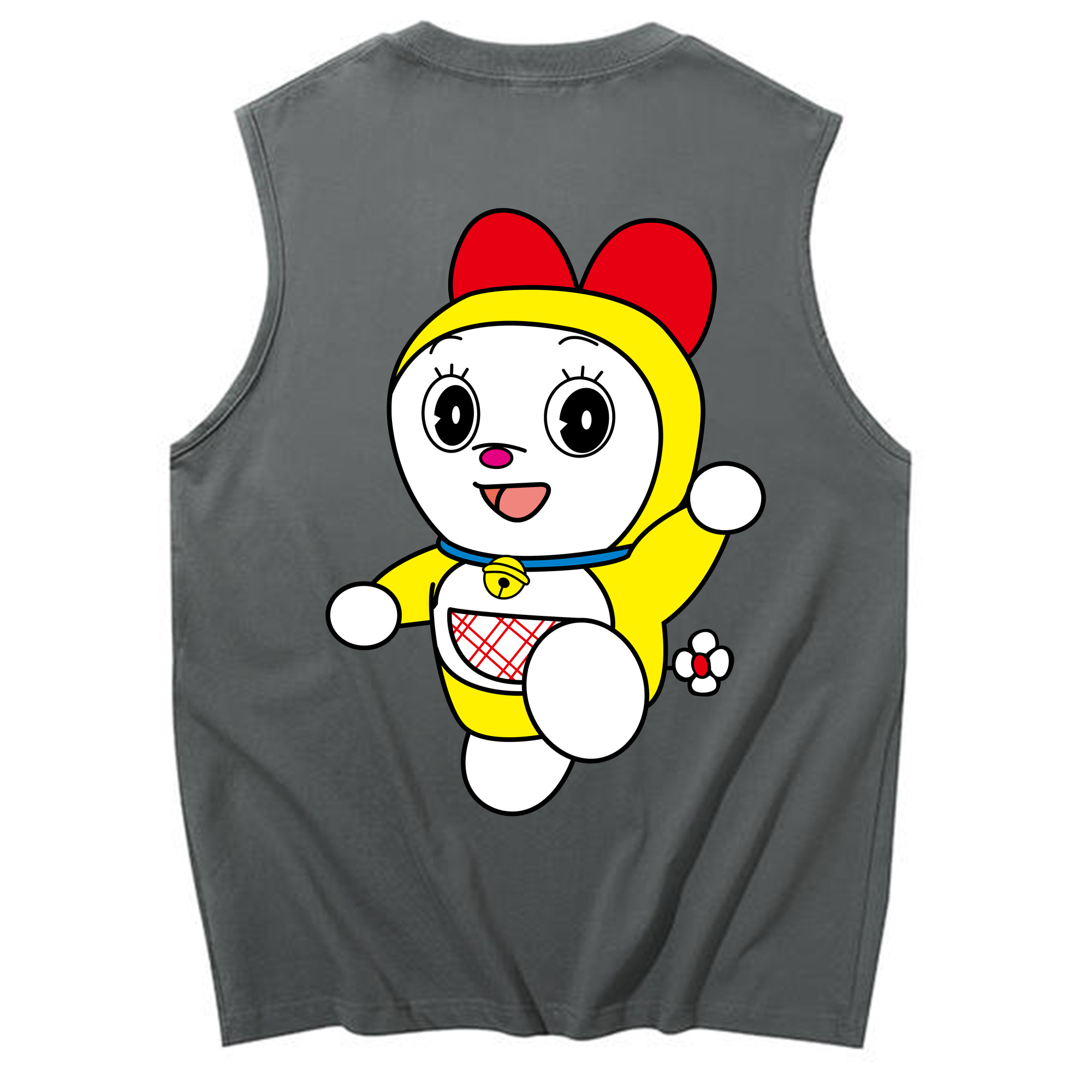（画像用） ドラえもん ドラミ Doraemon Dorami コットン100％タンクトップ（背面プリント）